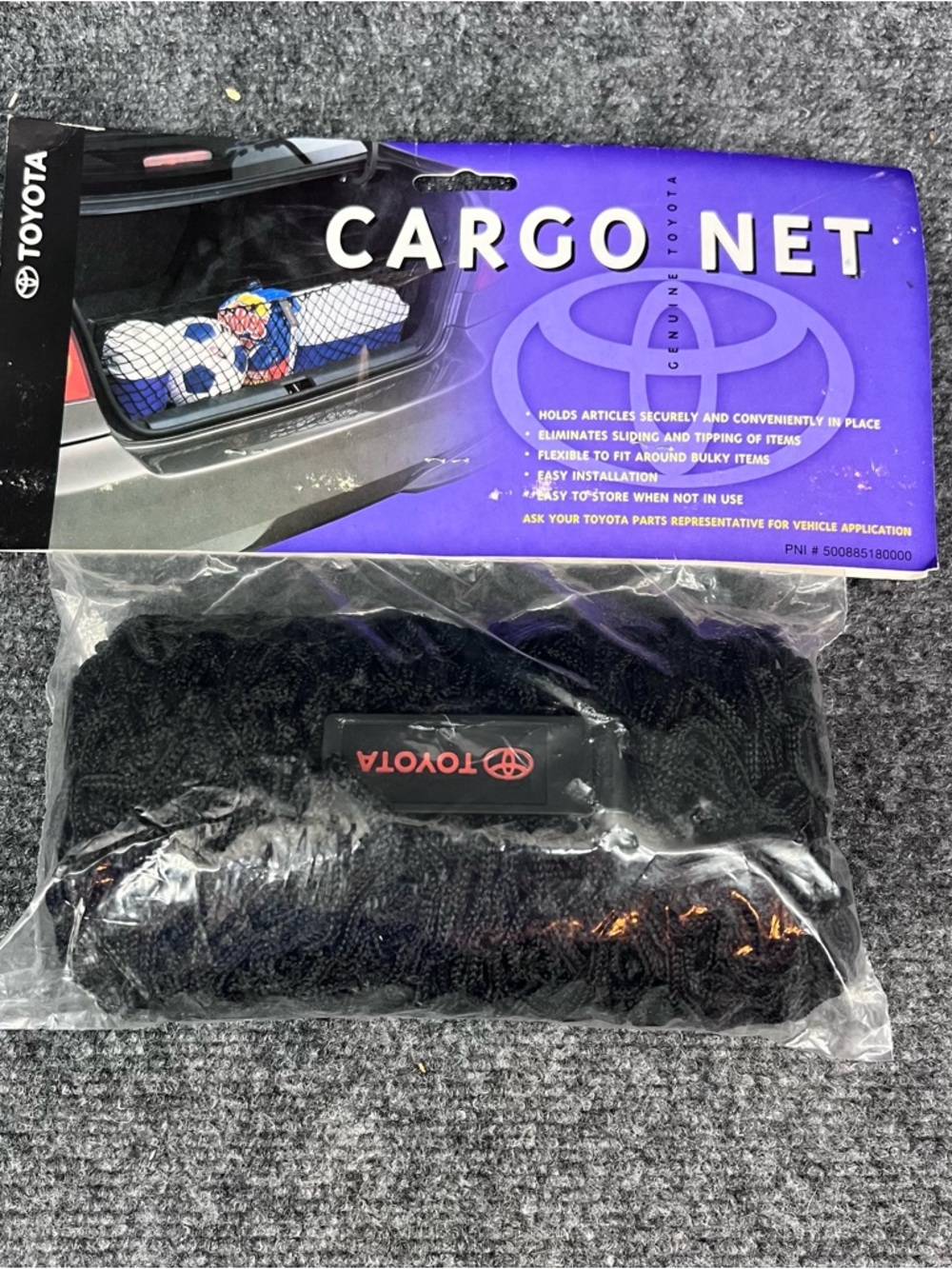 Toyota 4Runner Cargo Net PT347-89100 Envelope 2nd Row Genuine OEM New